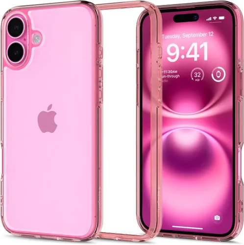 Vista 100 de Spigen Funda para iPhone 12 Mini, ultra híbrida, sin anillo magnético, antiamarilleo, transparente