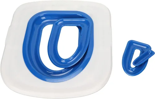 Vista 6 de Kit de entrenamiento de inodoro para gatos, tapete reutilizable para arena para cachorros y gatos, asiento de orinal para gatito, fuerte capacidad