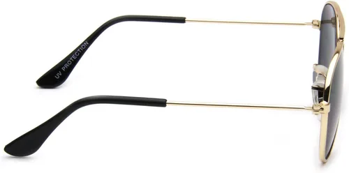 Vista 3 de Baby Boy Girl Classic Aviator Style Retro Metal Sunglasses
