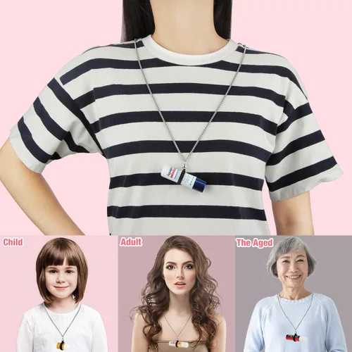 Vista 4 de Anti-Lost Lanyard Neck Strap Lip Balm Holder with Non-Slip Silicone Ring, Portable Chapstick Holder Lanyard