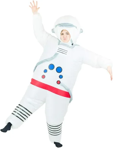 Vista 4 de Disfraz inflable de astronauta Spaceman para adultos talla única