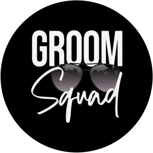Vista 3 de Gafas de sol de escuadrón de novio para boda, despedida de soltero, PopSockets intercambiables PopGrip