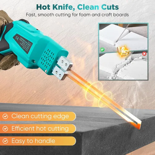 Vista 5 de SakerNeo Kit eléctrico del cortador de la espuma del cuchillo caliente