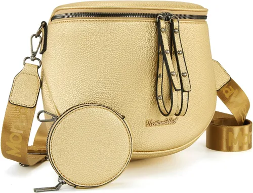 Vista 26 de Montana West Bolsos grandes cruzados para mujeres, bolso de cintura con bandolera ajustable