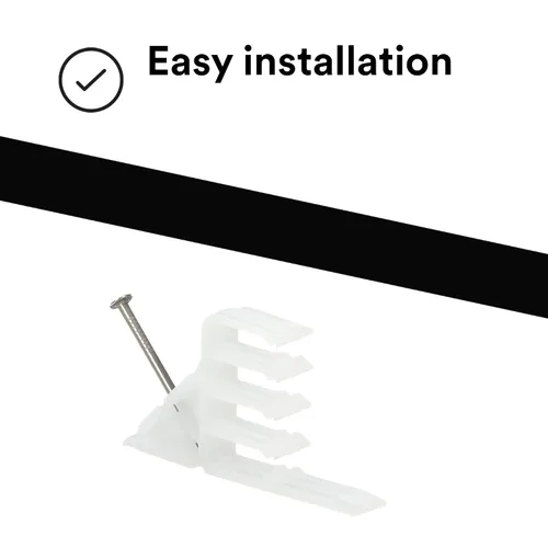 Vista 3 de 3M 80611237092 Apilador SI-1, enruta varios números de cables de manera organizada, blanco Electrical Wire Organizer and Spacer for General Use