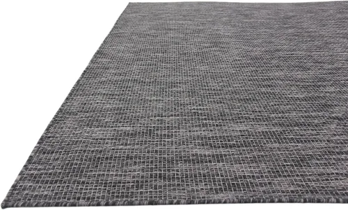 Vista 6 de Unique Loom Collection Alfombra de Área Tejido Plano Casual Transicional Sólida Jaspeada para Interiores/Exteriores