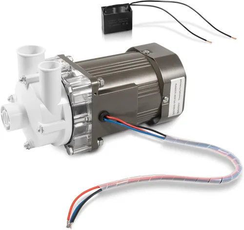 Vista 9 de S-0730 Bomba de agua para Hoshizaki, conjunto de bomba de motor de máquina de hielo con cable y kit de servicio de enchufe