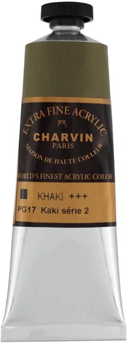 Vista 139 de Charvin Pintura acrílica profesional extrafina – verde absenta, tubo de 2.1 fl oz, pigmentos de triple fresado, resistente a la luz, pinturas