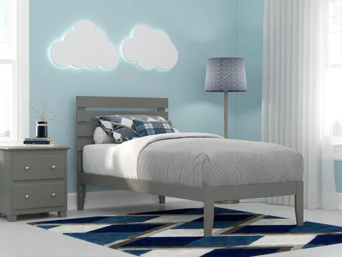 Vista 7 de AFI, Cama Oxford Queen con plataforma, color espresso