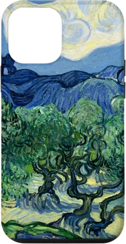 Vista 16 de Van Gogh Olivos con Alpilles Painting Famous Art Funda para iPhone 17