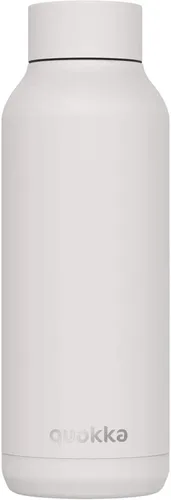 Vista 8 de Quokka Frasco térmico de acero inoxidable con lirios azules sólidos 17.2 fl oz