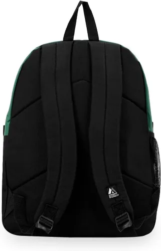 Vista 4 de Everest Mochila con doble compartimento principal, Verde oscuro, Mochila con doble compartimento principal