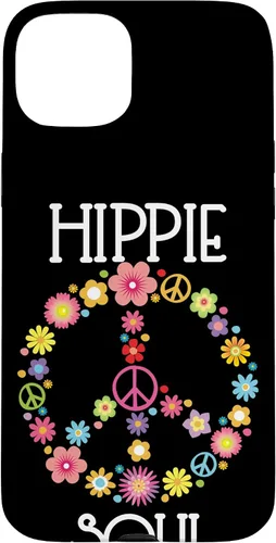Vista 9 de Hippie Soul Flower Power Floral Peace Sign 60s 70s Gift Case for iPhone 17