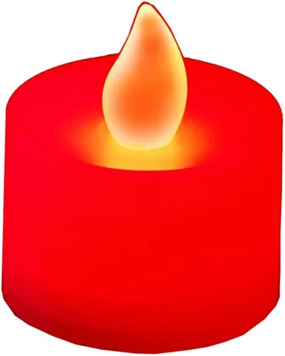 Vista 13 de LumaBase Velas de té a pilas, color morado, juego de 12 Púrpura