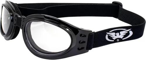 Vista 13 de Global Vision Gafas de aventura para hombre con bolsa Espejo negro-amarillo