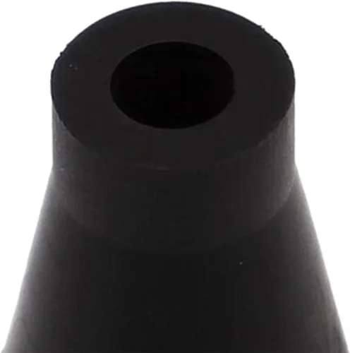 Vista 2 de 3 Pieces Drum Feet Covers Drum Hardware Stand Replacement Rubber Slipcover Non Slip PP Material Protector Suitable for Drummers Rehearsal Music