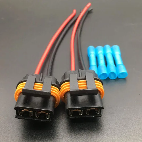 Vista 6 de Arnés de cableado de coleta de conector de refrigeración de ventilador compatible con Ford Chevrolet Corvette Camaro TPI LT1 LS1 LS6
