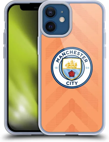 Vista 115 de Head Case Designs Funda de gel con licencia oficial del Manchester City Man City FC Away 2022/23 [protección de grado militar] compatible con Apple
