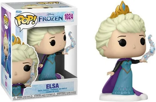 Vista 2 de POP Disney: Ultimate Princess - Figura de vinilo de Elsa Funko (con funda protectora de caja compatible), multicolor, 3.75 pulgadas