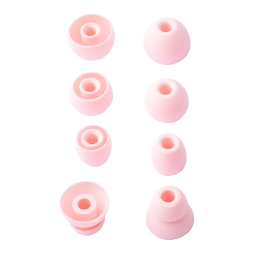 Vista 4 de 8 piezas de auriculares de repuesto para Beats Powerbeats Pro, BeatsX, Urbeats, Flex inalámbricos (rosa)