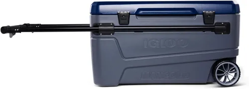 Vista 3 de Igloo Maxcold Glide 110 Qt - Hielera con ruedas de carcasa rígida aislada