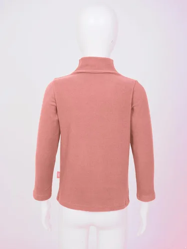Vista 5 de TiaoBug Camiseta básica de cuello alto de color sólido para bebés, niños y niñas, camiseta térmica de manga larga con cuello alto falso de algodón