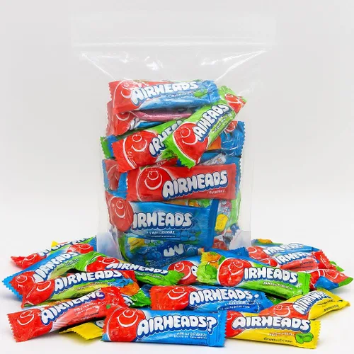 Vista 2 de Mini Bars Assorted 1 lb – Bulk, Chewy Fruit Taffy, Gluten Free, Individually Wrapped (40 Pieces)