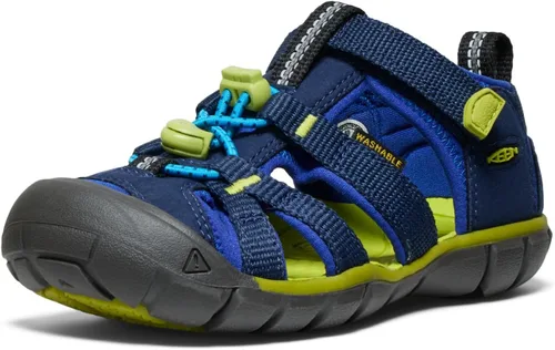 Vista 17 de KEEN Sandalias unisex para niños Seacamp 2 CNX con puntera cerrada Azul Azur/Blanco Estrella