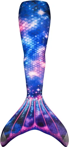 Vista 8 de Fin Fun Cola de sirena de edición limitada para nadar para niñas y niños sin monoaleta