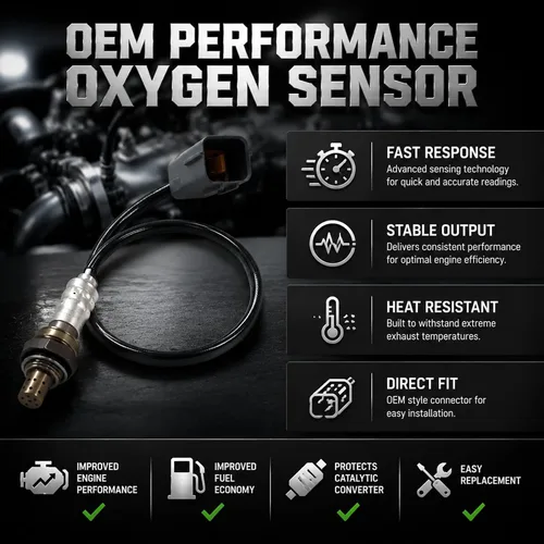 Vista 5 de 75-4398 24458 Sensor de oxígeno posterior compatible con Mazda 3, Mazda 3 Sport 2010 2011 2012 2013 2.0L 2.5L Sensor O2 posterior