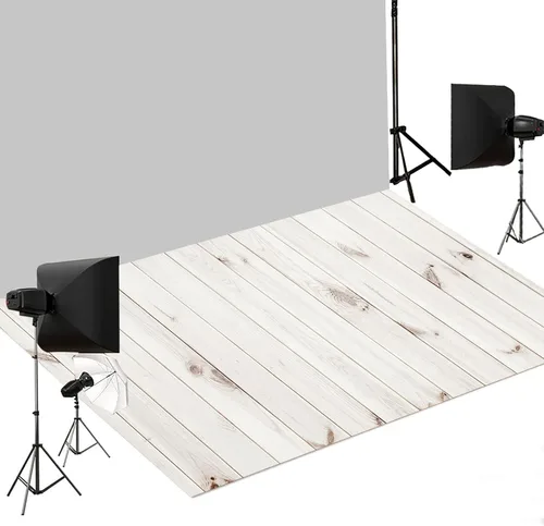 Vista 7 de Kate Tapete con textura de madera, telón de fondo, para fotografía, tapete de goma para fotógrafos profesionales, accesorios de estudio, 5 x 4 pies