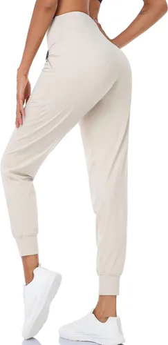 Vista 106 de Oalka - Pantalones deportivos para mujer, con cintura alta y bolsillos, para hacer deporte, yoga y entrenar