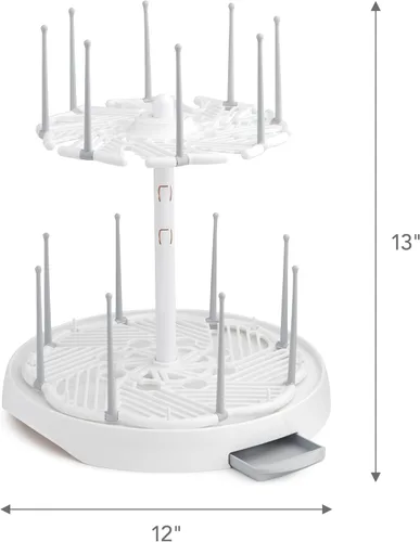 Vista 5 de Munchkin® Estante de secado de alta capacidad para biberones y accesorios, blanco