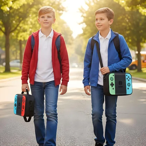 Vista 6 de Lonchera aislada para niños y niñas, bolsa de almuerzo para la escuela, trabajo, oficina, viajes, picnic, senderismo, playa, lonchera portátil