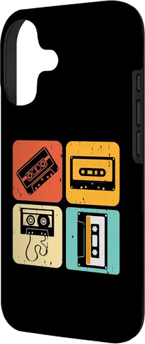 Vista 2 de Cassette Tape Music 70s 80s 90s Retro Playlist Case for iPhone 17