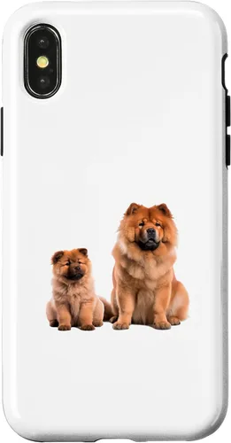 Vista 4 de Funda para iPhone 15 Cute Chow Chow Dogs