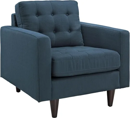 Vista 13 de Modway EEI-1547-DOR Empress Mid-Century - Sofá biplaza tapizado de tela en gris