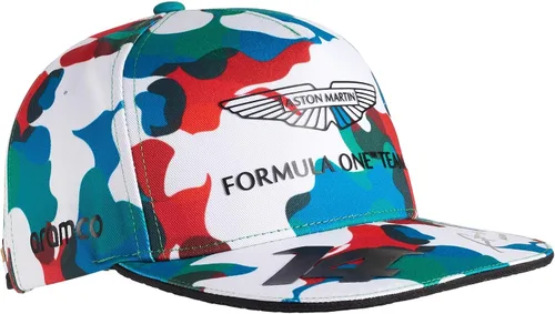 Vista 3 de Gorra Aston Martin Cognizant F1 Fernando Alonso Special Edition Kimoa México GP Multicolor