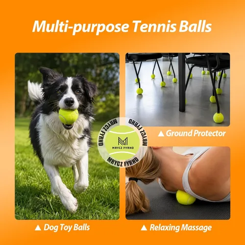 Vista 34 de Tennis Balls, High Bounce for Practice and Dog Play Azul