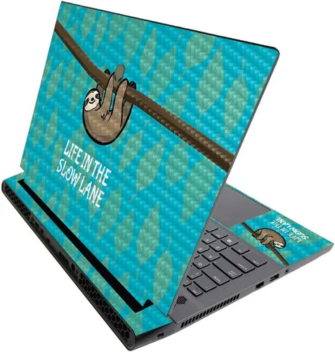 Vista 475 de MightySkins - Skin brillante con purpurina para Alienware M17 R3 (2020) y M17 R4 (2021) - Diversión de los años 90 Acabado duradero con purpurina