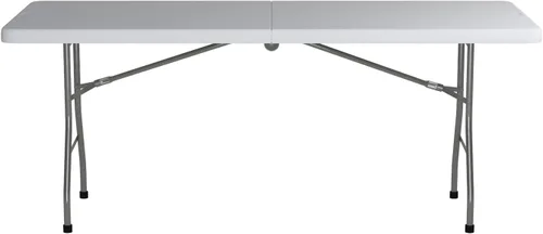 Vista 9 de Mesa cuadrada de resina multiuso Office Star Work Smart 36 x 36 x 29 pulgadas, Resina/Plástico, Blanco crudo