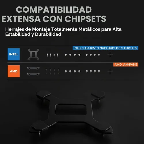 Vista 7 de TRYX Panorama 280 Blanco 280mm AIO Pantalla AMOLED L-Forma de 6.67'' Efecto 3D Anamorfo Display Personalizable Enfriador AIO 280mm Bomba Asetek 8ª