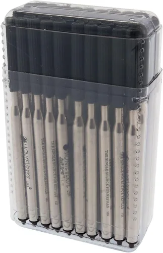 Vista 9 de Monteverde USA Soft - Recambios de bolígrafo para adaptarse a bolígrafos Lamy, tinta negra, punta media, escritura suave y confiable, paquete de 2
