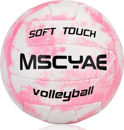 Vista 9 de Balones de voleibol de tamaño oficial 5, suaves al tacto para niños, jóvenes y adultos, voleibol para interiores y exteriores, para principiantes