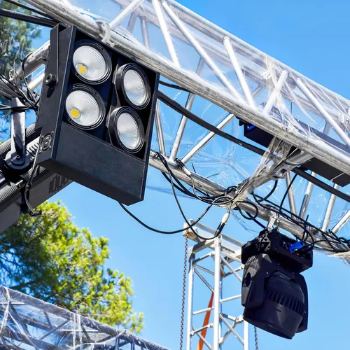 Vista 4 de VICASKY Gancho de luz de escenario, accesorios de DJ, abrazaderas de alta resistencia, abrazaderas de ganchos de alta resistencia, braguero