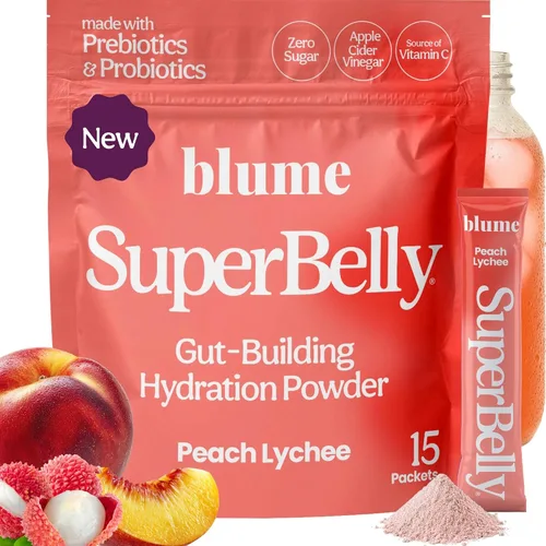 Vista 12 de Blume SuperBelly Paquetes de Salud Intestinal e Hidratación Para Llevar, Compatible con GLP-1, Sin Azúcar, con Prebióticos, Probióticos, Vinagre