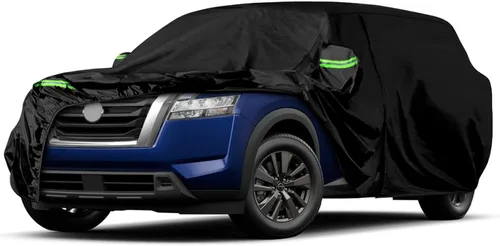 Vista 16 de Funda impermeable de repuesto para camioneta Nissan Frontier Crew Cab cama de 5 pies, 6 capas para todo tipo de clima, cubierta de camión con puerta