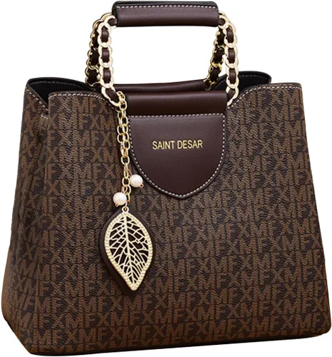Vista 7 de Elegante bolso de mano para mujer, bolso cruzado de cuero sintético para mujer, bolso bandolera de moda con asa superior, bolso pequeño