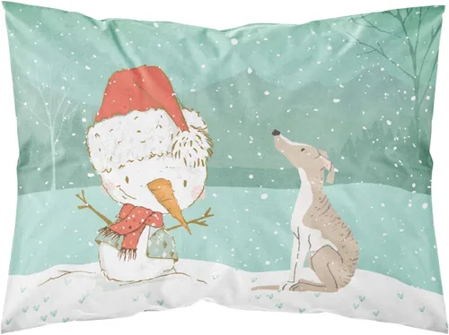 Vista 96 de Caroline's Treasures BB7625PILLOWCASE - Funda de almohada decorativa de tela con texto en inglés "Welcome Friends" Airedale Terrier estándar