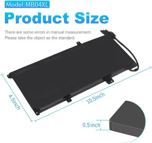Vista 3 de Batería MB04XL 844204-850 de 55.67Wh para HP Envy X360 M6 convertible m6-aq105dx m6-aq103dx m6-aq003dx m6-aq005dx m6-ar004dx 15t-aq100 15t-aq100 15